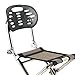 MERIGLARE Fishing Chair Foldable Camping Stool Folding with Back Seat 180 of Degree Adjustable Backrest Camping Stool for Garden Outdoor and Indoor Beach
