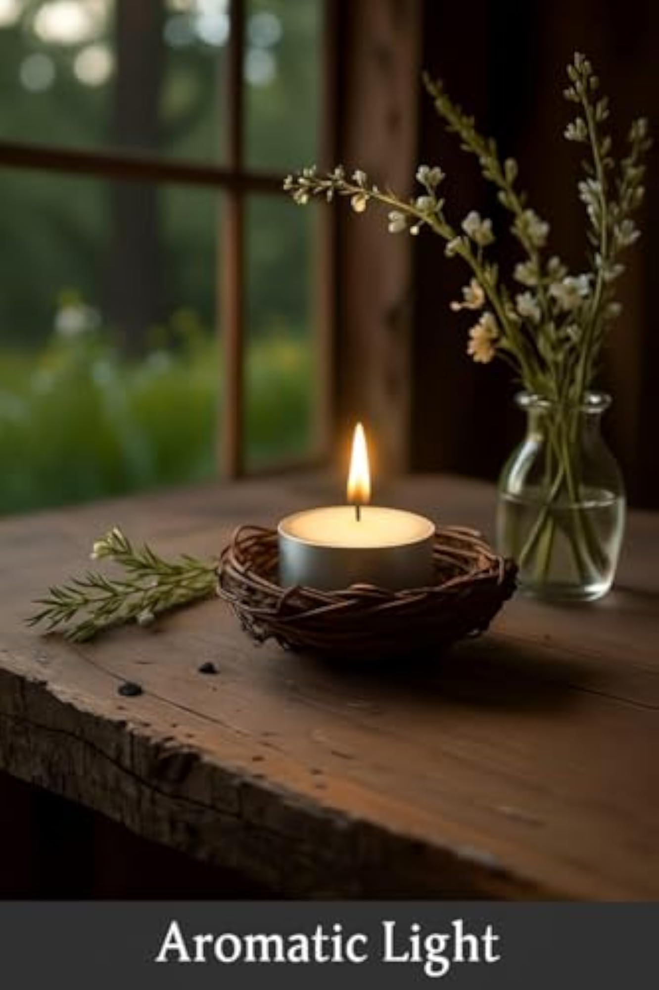 Premium Tealight Candles, Smokeless Long Burning Paraffin Wax Candle