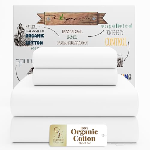 Supreme Organic Cotton King Sheet Set