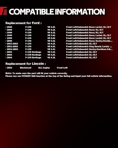 Image of Torchbeam Front Brake Caliper Left for Ford 1999-2003 F-150 5.4L, Ford 1999-2003 F-150 4.6L, Ford 1999-2003 F-150 4.2L, Front Left Caliper Replace # 18B4751