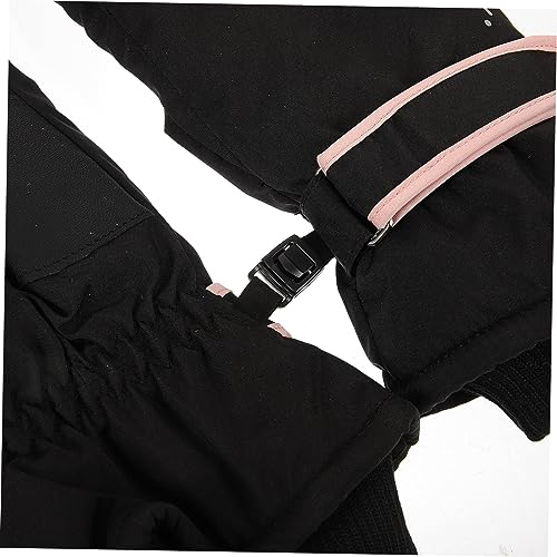 HONMEET 1 Par De Luvas Luvas De Esqui Luvas Ao Ar Livre Luvas Para Proteção De Neve Luvas Para Inver