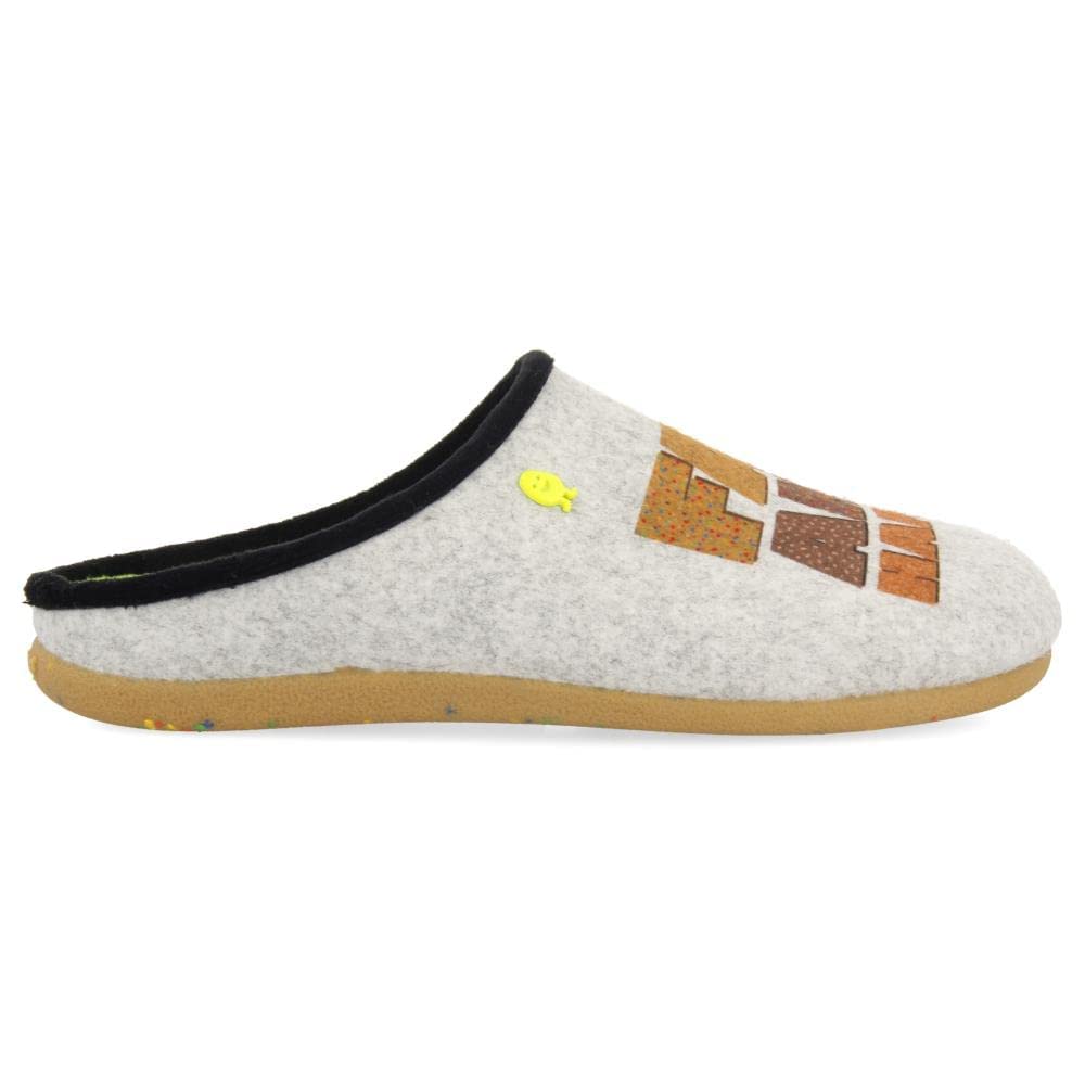 HOT POTATOES Thuama, Men's Slippers, grey, 8 UK