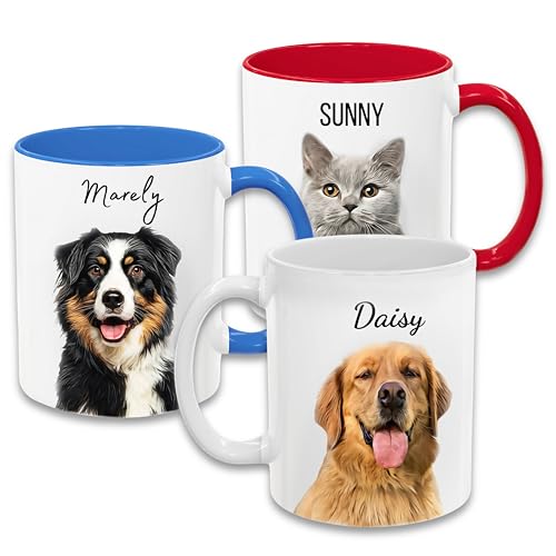 Custom Pet Mug Using Pet Photo