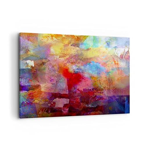 ARTTOR Lienzos decorativos 100x70cm Cuadro Sobre Lienzo Moderno abstracción moderna Grande Dormitorio Cocina Cuadros Pared Imágenes Cuadros Decoracion Salon Wall Art Prints Decor Canvas AA100x70-3574