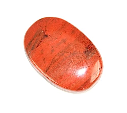 Jet International Jaspe rouge inquiétude Pierre irlandaise sculptée Inde artisanale A ++ poche sans cristal livret paume pouce pierre pierres précieuses soulagement du stress