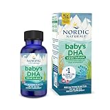 Nordic Naturals Baby’s DHA Vegetarian, Unflavored - 1050 mg Plant-Based...