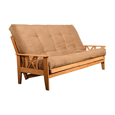 Jerry Sales Queen Mattress Only Suede Innerspring 8 Inch Futon Matt Choice of Colors (Peat) Cover