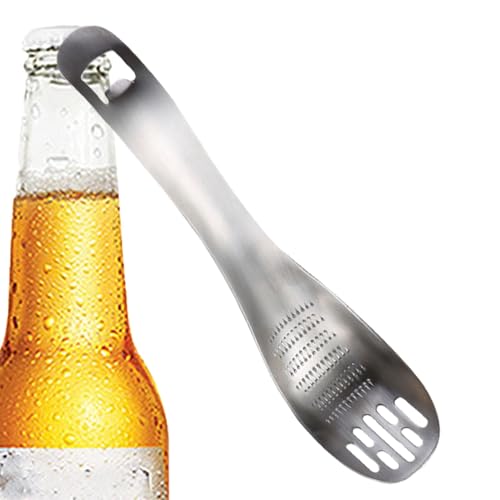 Moulin à ail, broyeur à ail, cuillère hachoir à ail en métal multifonction, cuillère pour purée de pommes de terre, râpe à gingembre, passoire de cuisine, cuillère, séparateur d'œufs pour restaurant