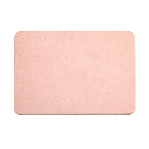 Mooyod - Alfombrilla Antideslizante para baño y Ducha con Tierras diatomeas, antibacteriana, superabsorbente, Rosa, Large