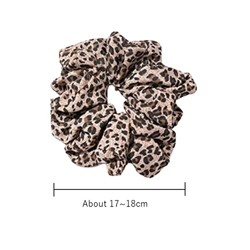3 Pcs Leopard Dot Animal Print Scrunchies - Ponytail Holders for Women & Girls, 1 count (Pack of 3) - Image 2