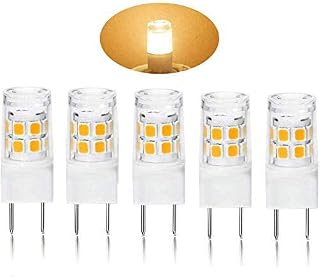T4 JCD Bi-Pin WB36X10213 Microwave Light Bulbs G8 120V 20W Bulb | GY8.6 Bulb Replacement for Halogen GE Oven Parts WB25X10019 WB08X10050 WB36X10246 (Pack of 5 | Warm White)