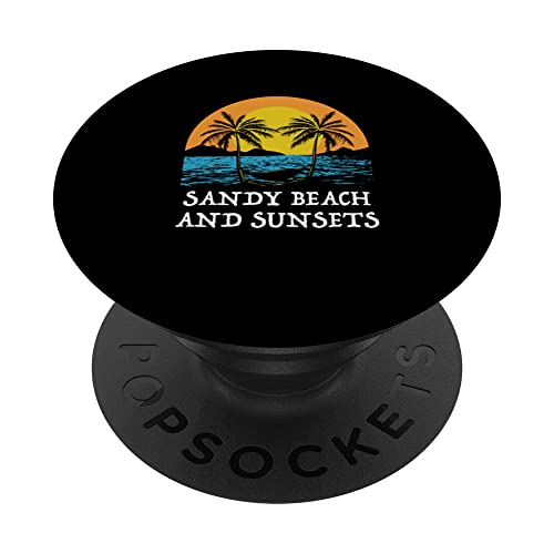 Playa de arena y atardeceres Vacaciones Ocean Trip Beach Lover PopSockets PopGrip Intercambiable Playa de arena y atardeceres Vacaciones Ocean Trip Beach Lover PopSockets PopGrip Intercambiable