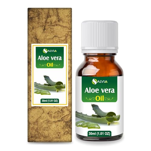 Image of Salvia Aloevera Oil With Dropper 100% Natural Pure Undiluted Uncut Essential Oil (30Ml)