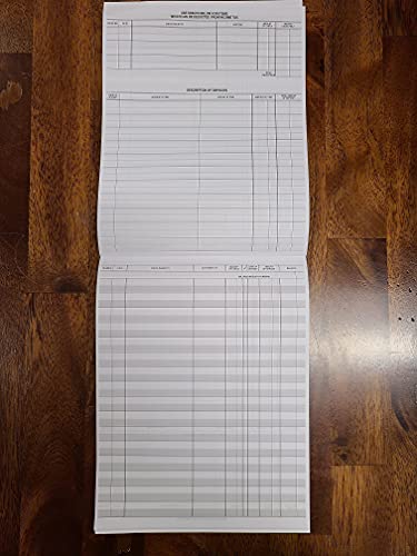 Magnolia Registers Premium Check Registers For Deskbook Checks, Size: 6 3/8 X 8 1/4, Secretary Desk Register #TOP4