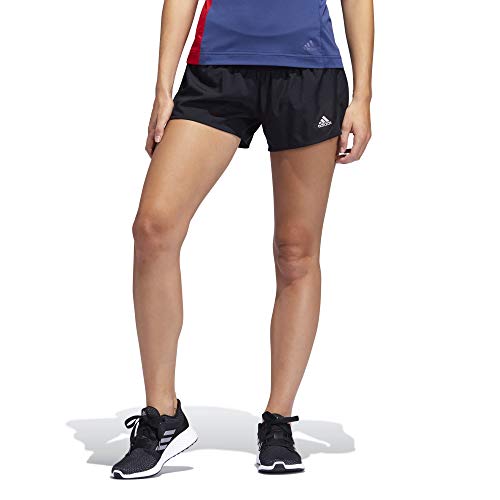 adidas Women's Run It Short Personal Best 3-Stripes Black X-Small 4