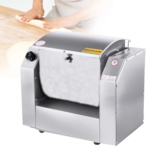 JINGEDD Commercial Dough Mixer,1100w 1500w Electric Mixer Maker,Kneading Flour Mixer,30kg/H 50kg/H Stainless Steel Automatic Flour Mixer,With Timing Function,For Pasta Noodle Pizza Making,5kg