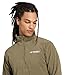 adidas Men's Terrex Multi Essentials Half-Zip Fleece Hiking Jacket, Olive Strata, Medium