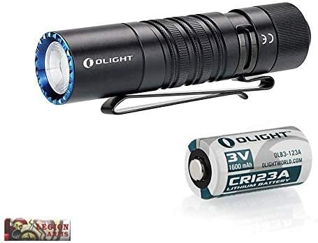 Olight M1T Raider 500 lumens Tail Switch EDC LED Flashlight, Uses one CR123A or RCR123A Battery with LegionArms Sticker