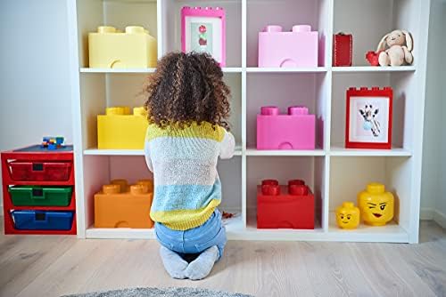 LEGO Small Silly StackableHead Storage, Yellow