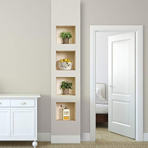 The Nisha Art Magic 3D Vinyl Removable Wall Sticker Decals Diy, Set Of 4, Kitchen Stuff 418 #TOP3