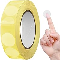Klare Aufkleber - 1000 Stück, 1,2 Zoll / 3 cm Durchmesser, transparent - selbstklebende Kreisetiketten – runde Versiegelungspunkte für Versandumschläge, Verpackungen - von Mifflin