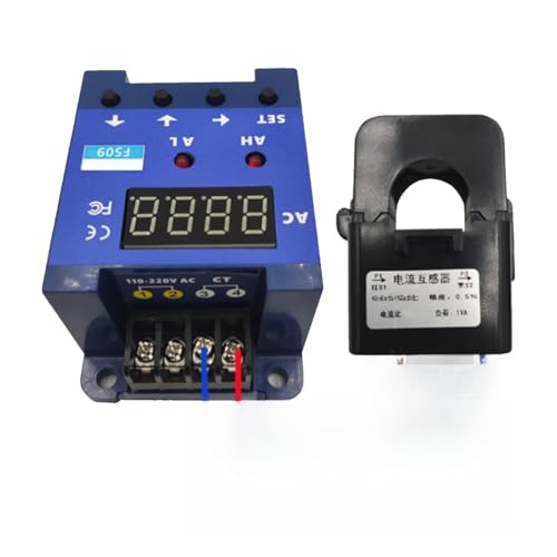 Contrôleur ampèremètre AC F509-150A rail avec alarme de limite et relais