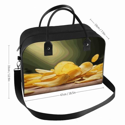 Bolso tote de nylon con cremallera y correa ajustable miniatura 2