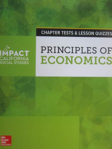 Principles of Economics Chapter Tests & Lesson Quizzes California
