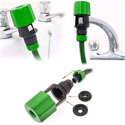 TOOLSTAR Kitchen Tap Adapter，Pipe Hose Connector Adapter Fitting Quick Garden Connectors Mixer for Garden Accessories