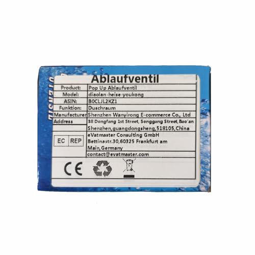 Universal Ablaufgarnitur für Waschbecken & Waschtisch Modernes Pop-Up Click Clack Ventil - Ablaufventil mit Überlauf, Edelstahl ，Messing (Ohne Überlauf)