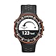 Canmore TW411 Golf-GPS-Uhr mit Fitness-Tracker, über 41.000 kostenlose vorinstallierte weltweite Kurse, aktualisierter IC-Chip, Orange