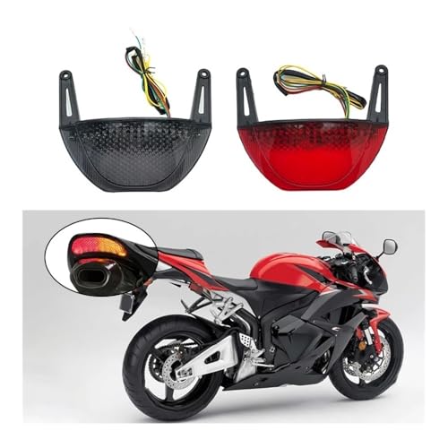Feu arrière LED pour CBR600RR 2007-2012 avec clignotants intégrés