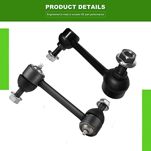 Scitoo 8Pcs Suspension Kit Outer Tie Rods Rear Sway Bar Links Lower Upper Ball Joint For Chevy Trailblazer For Gmc Envoy For Buick Rainier For Isuzu Ascender For Oldsmobile Bravada For Saab 9-7X 16Mm #TOP1