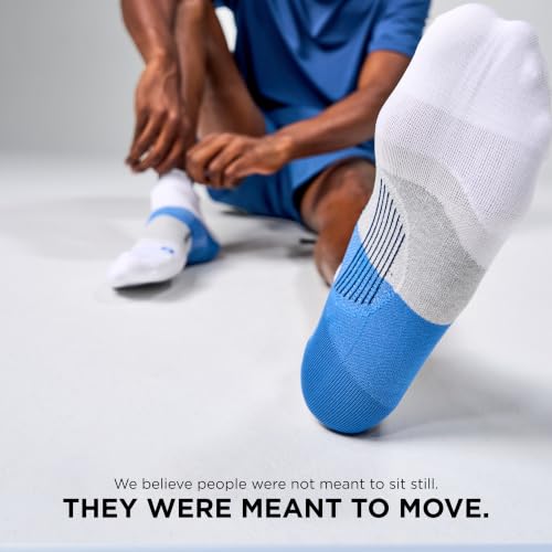 Image of Feetures Elite Light Cushion Mini Crew Sock - Sport Sock with Targeted Compression