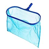 Pool Bodenkescher: Unser Pool Kescher besteht aus strapazierfähigem Nylon feinmaschig material, das gegen Korrosion und Oxidation beständig ist. Mit einem geformten Kunststoffrahmen, der leicht und langlebig ist, verbiegt, verdreht oder bricht das Schwimmbad Bodenkescher unter Last nicht. Skimmer Netz spart nicht nur Zeit, sondern auch Ihren komfortables und Poolreinigungszubehör.