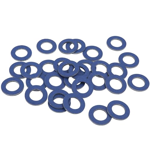 Image of 30pcs 12mm Aluminum Oil Drain Plug Washer Oil Plug Gasket Crush Washer Premium Seal Replaces for OEM 90430-12031 Toyota /Lexus /Scion Oil Drain Plug Gaskets