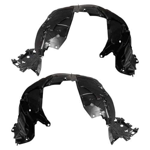 Image of TRQ Front Inner Fender Liner Set Compatible with 2021-2023 Nissan Rogue NI1248183 NI1249183