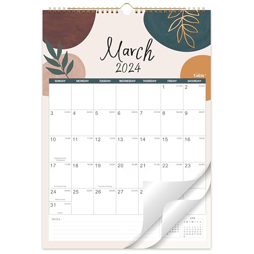 2026 Calendar - 2026 Wall Calendar, JAN 2026 - DEC 2026, 12 Monthly Calendar, 14.6'' x 11.4'', Wall calendar 2026 with Twin-Wire Binding + Hanging Hook + Julian Dates, Calendar for Organizing