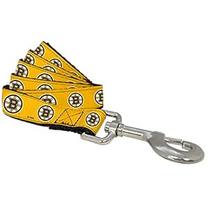 All Star Dogs 6-Feet Boston Bruins Pet Leash, Large