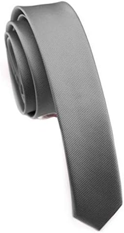 JEMYGINS 1.58" Solid Color Skinny Tie Slim Necktie for Men(4cm)
