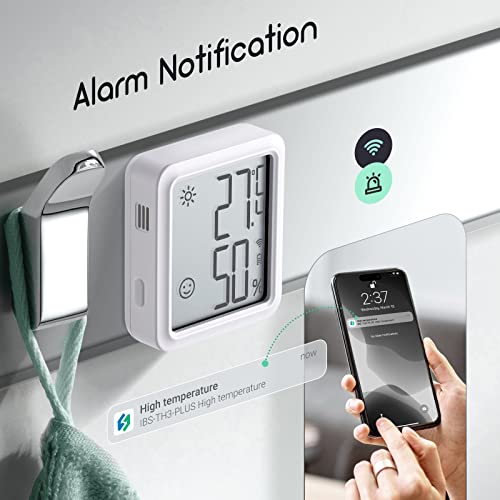 INKBIRD WiFi Thermomètre Intérieur Hygromètre IBS-TH3-PLUS, Ecran LCD – vue 5