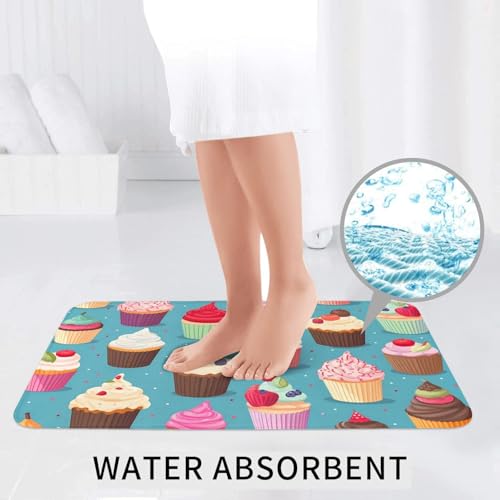 Tapis de salle de bain Delicious Cupcakes lot de 3 pour toilettes