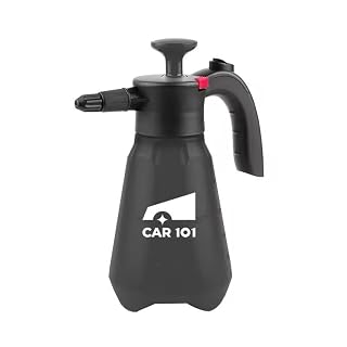 CAR101 Foam Canon - Professional Hand Pump Foam Sprayer | with 1.5L Durable Tank | 2 Nozzles & Free 300ml Fizz Snow | Foam Shampoo for Thick, Luscious Vehicle Wash - Amazon product rated Grade A