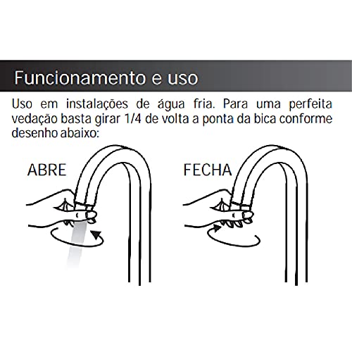 Torneira Banheiro Quadrada Preto Black Pratica Clean Alta