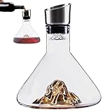 Rempotage parfait : avec la carafe à vin avec aérateur, versez soigneusement pour minimiser le transfert de sédiments. Inclinez la bouteille à angle droit pour que les sédiments restants restent à l'intérieur de la bouteille. Cela crée un beau processus de filtrage qui met en valeur la sophistication du vin et vos compétences de présentation.