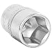 OEMTOOLS 22250 1/4 Inch Drive Socket, 13 Millimeter, Thin Wall Socket, for Auto Mechanics Contractors HVAC Engineers and Home, Metric 6 Point Socket
