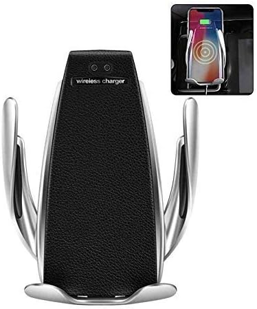 Kanget 10W Automatic Clamping Wireless Car Charger Mount Holder for Android, Google Pixel and iOS Smartphones (Black)