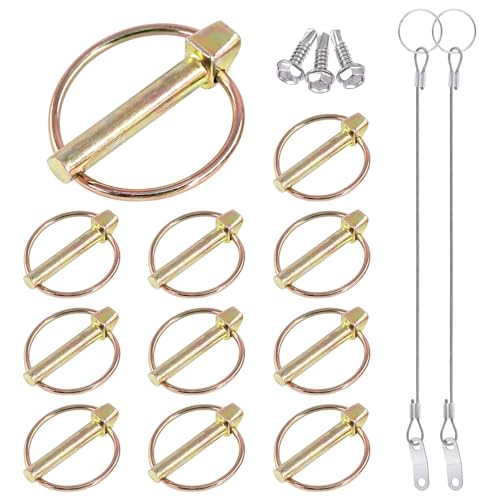 Goupille lynch 1/4 x 1-3/4 avec câble de retenue inox pour remorque