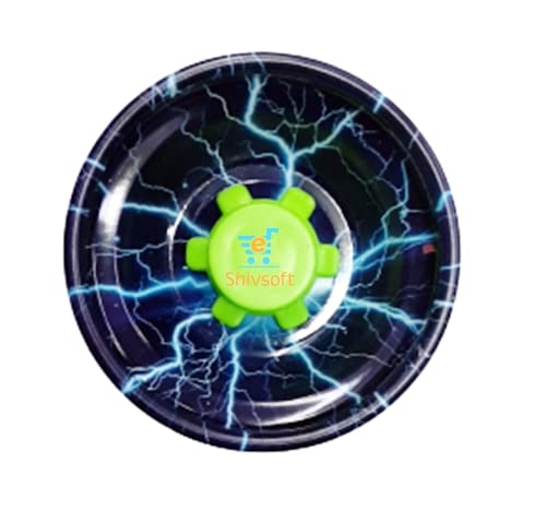 Shivsoft Fine Quality High Gloss high Speed Metal YoYo Spiner Toy (1 pcs) (Assorted Printed Design) Make in India - Image 4 thumbnail
