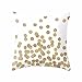 AIMTOPPY Gold Glitter Dots Square Throw Pillow Case Cushion Cover Home Decor